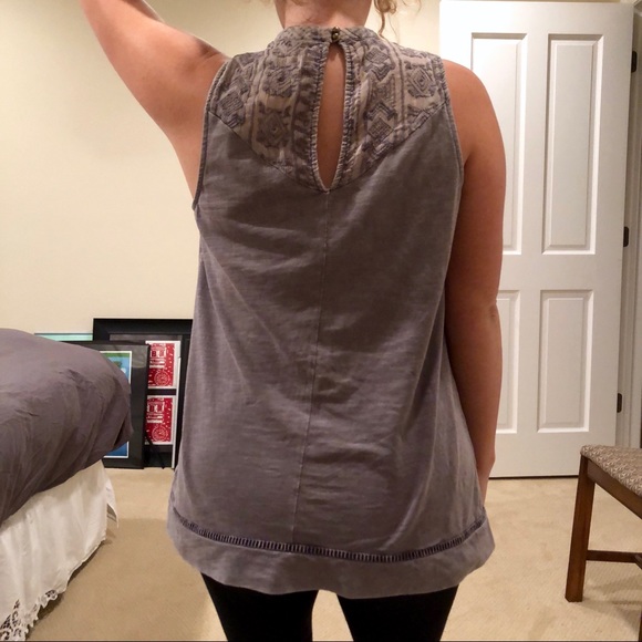 Lavender high neck top - Picture 4 of 4